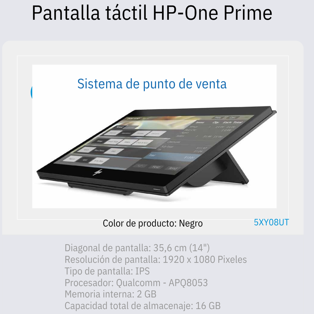 Pantalla táctil HP-One Prime