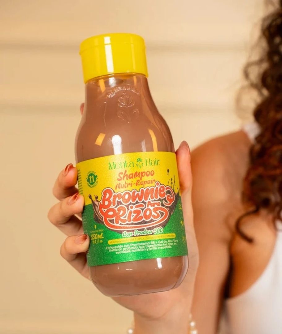 Shampoo Nutri-Repair Brownie para Rizos 