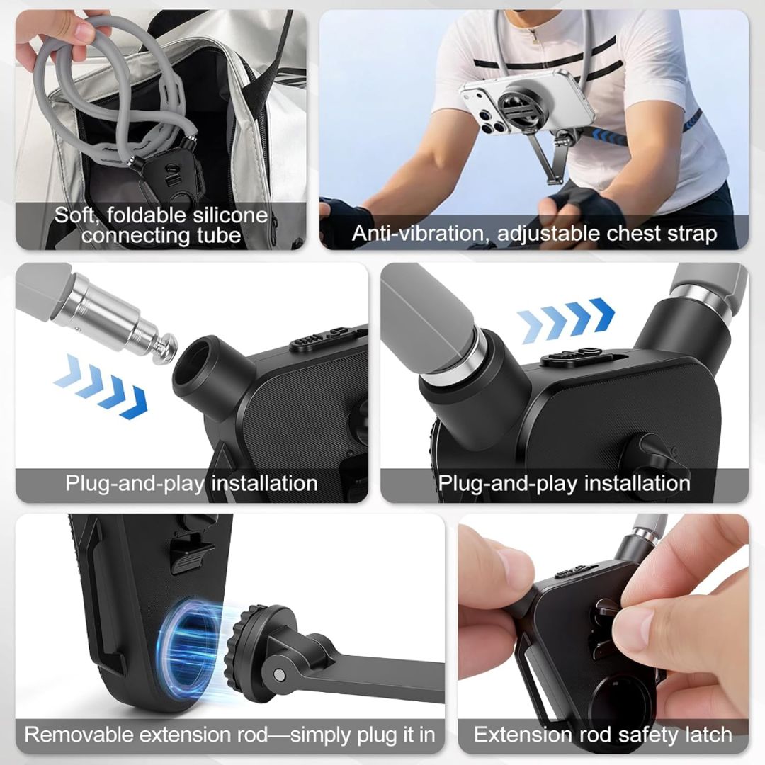 SOPORTE TRIPODE MAGNETICO DE CUELLO PARA CELULAR L-32