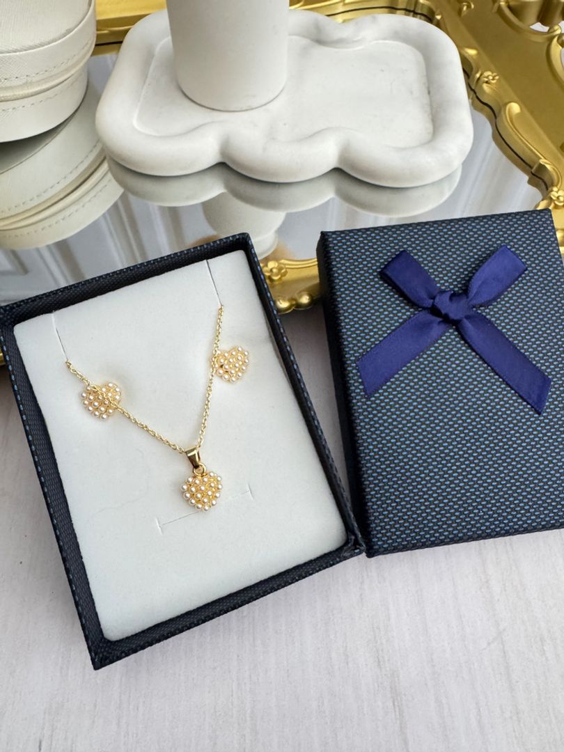 Set regalo rodio corazones 