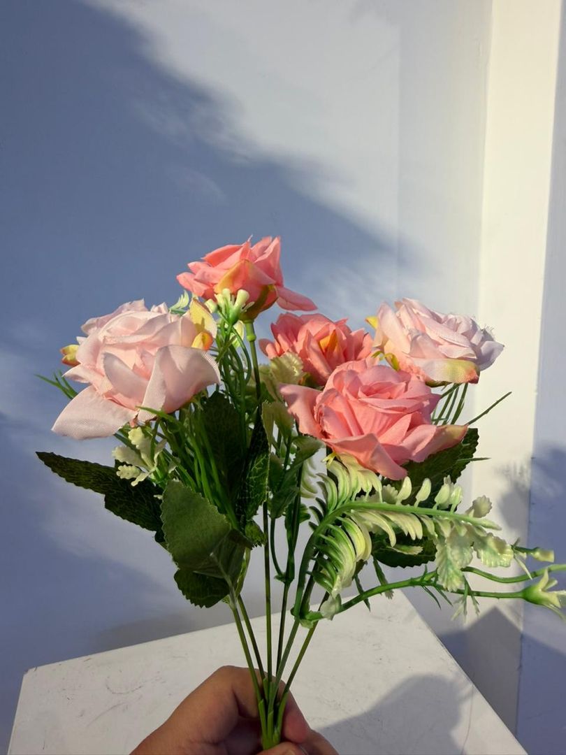 ROSA COMBINADA X 7 ROSADOS