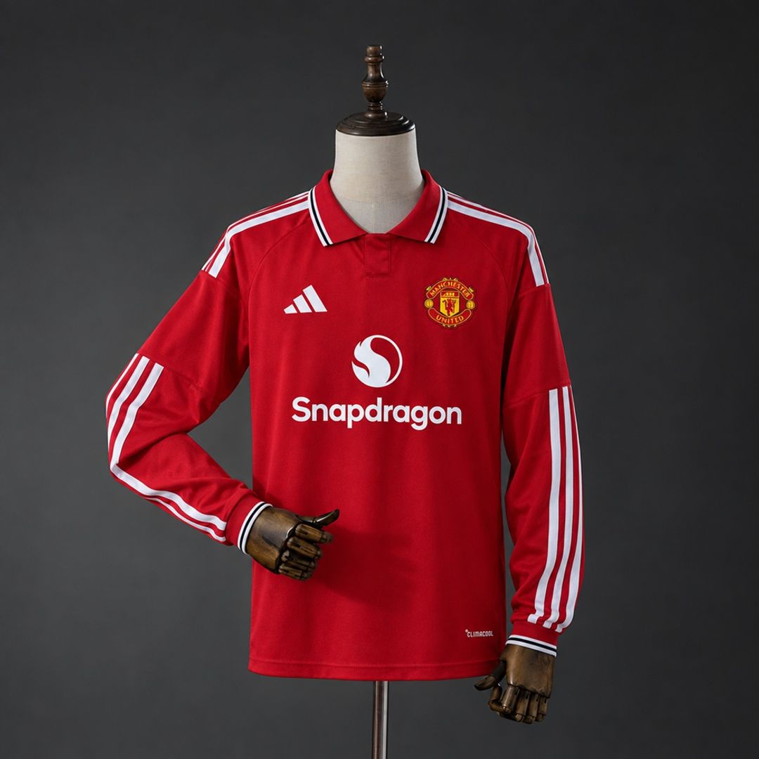 Manchester United 2026-27 Manga Larga Fan