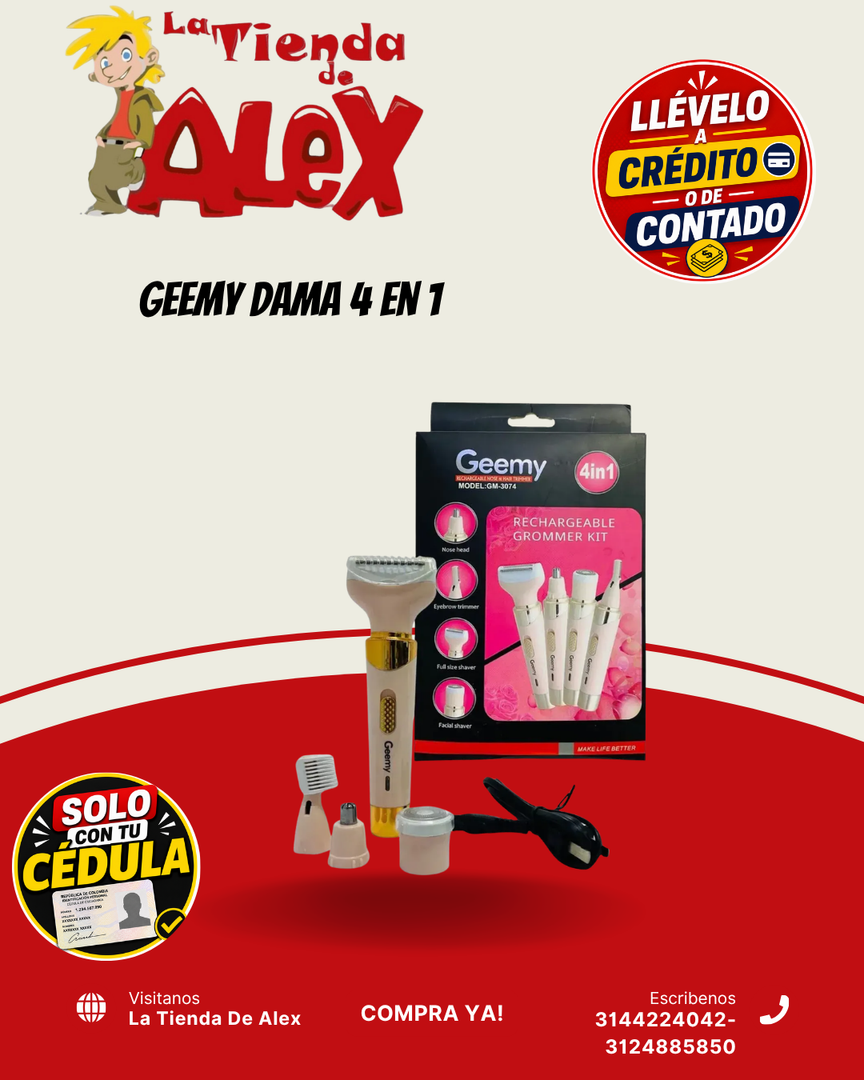 Geemy Dama 4 en 1