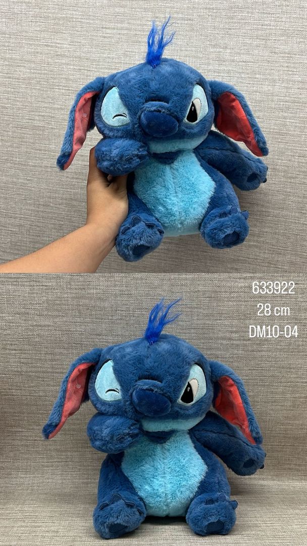 STITCH  SENTADO DE 28 CM 