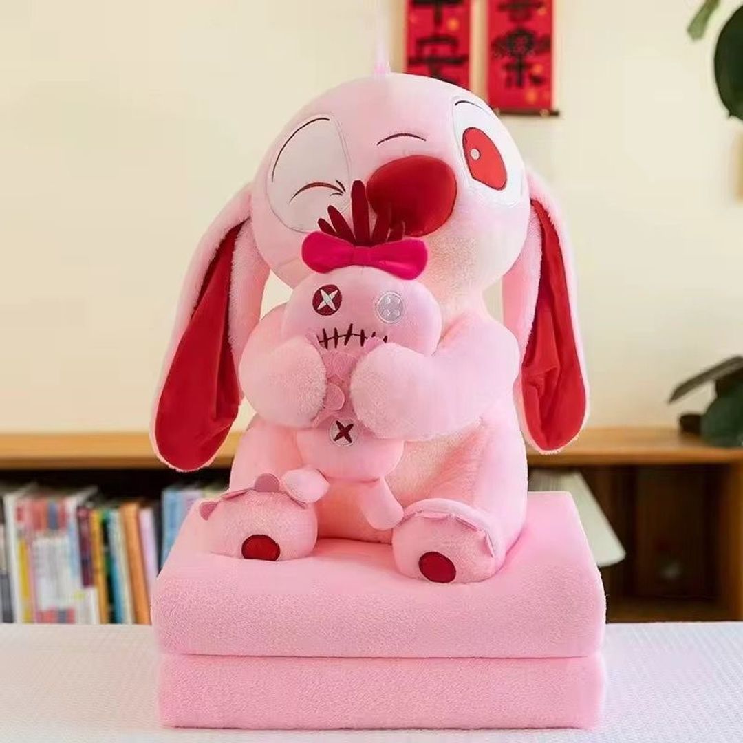 Cojín con cobija Stitch 