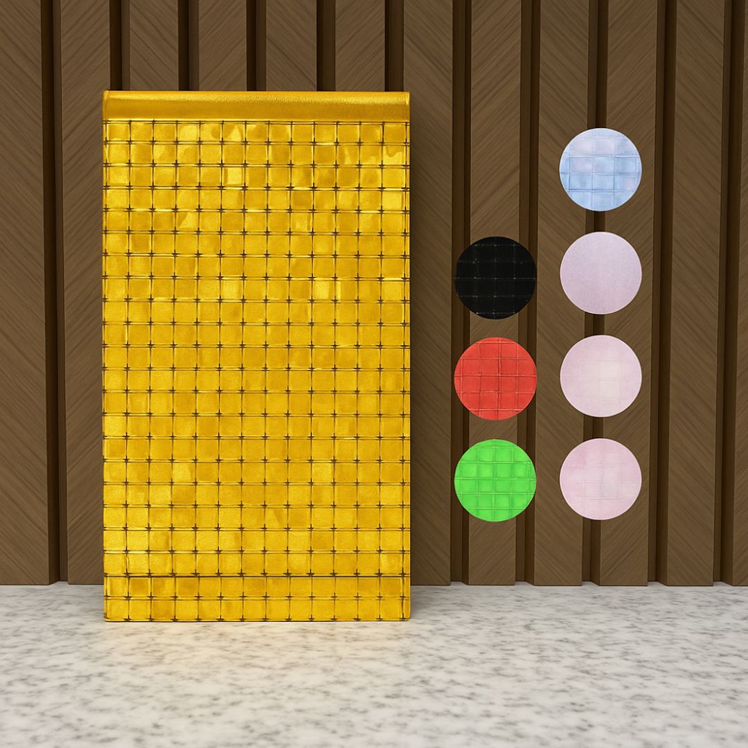 CORTINA CUADROS GRANDES 1MT X 2 MTS SURTIDA