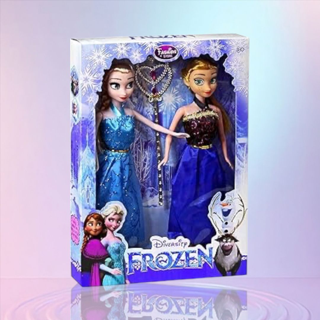 CAJA MUÑECAS ELSA Y ANA 
