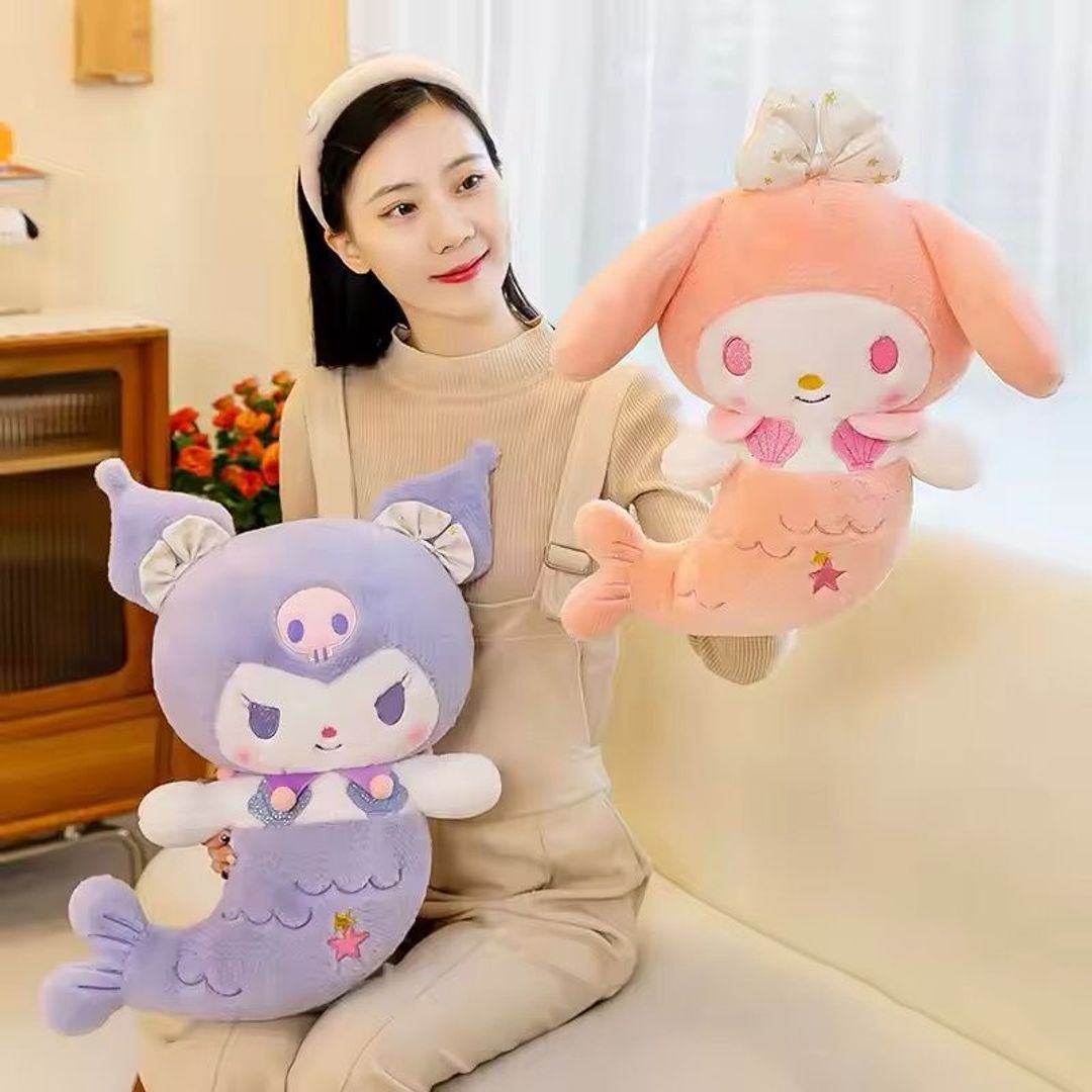 Cojín con cobija Sanrio sirena 