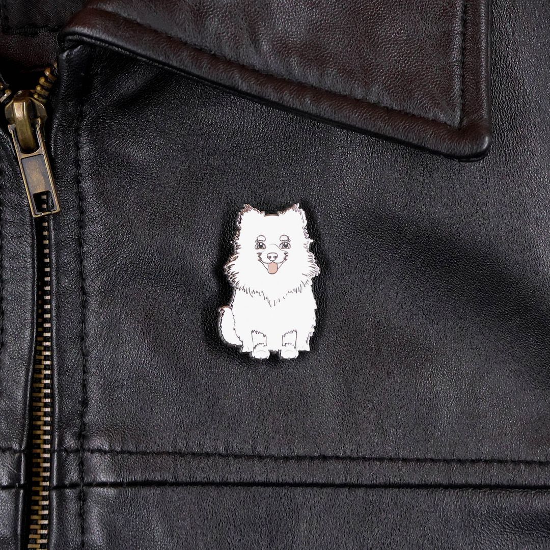 PIN POMERANIA BLANCO