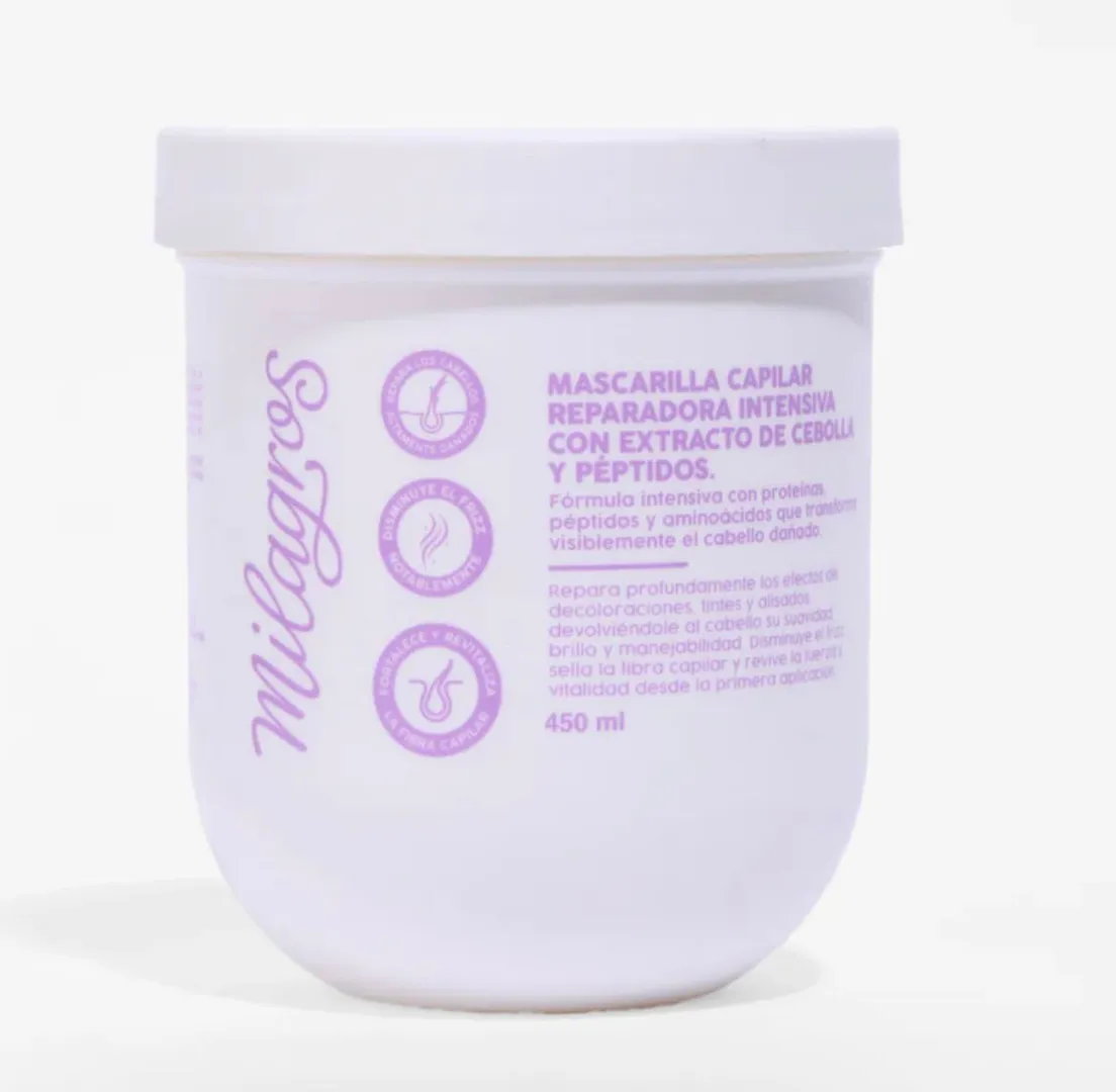 Mascarilla Capilar Reparadora Intensiva de Milagros 
