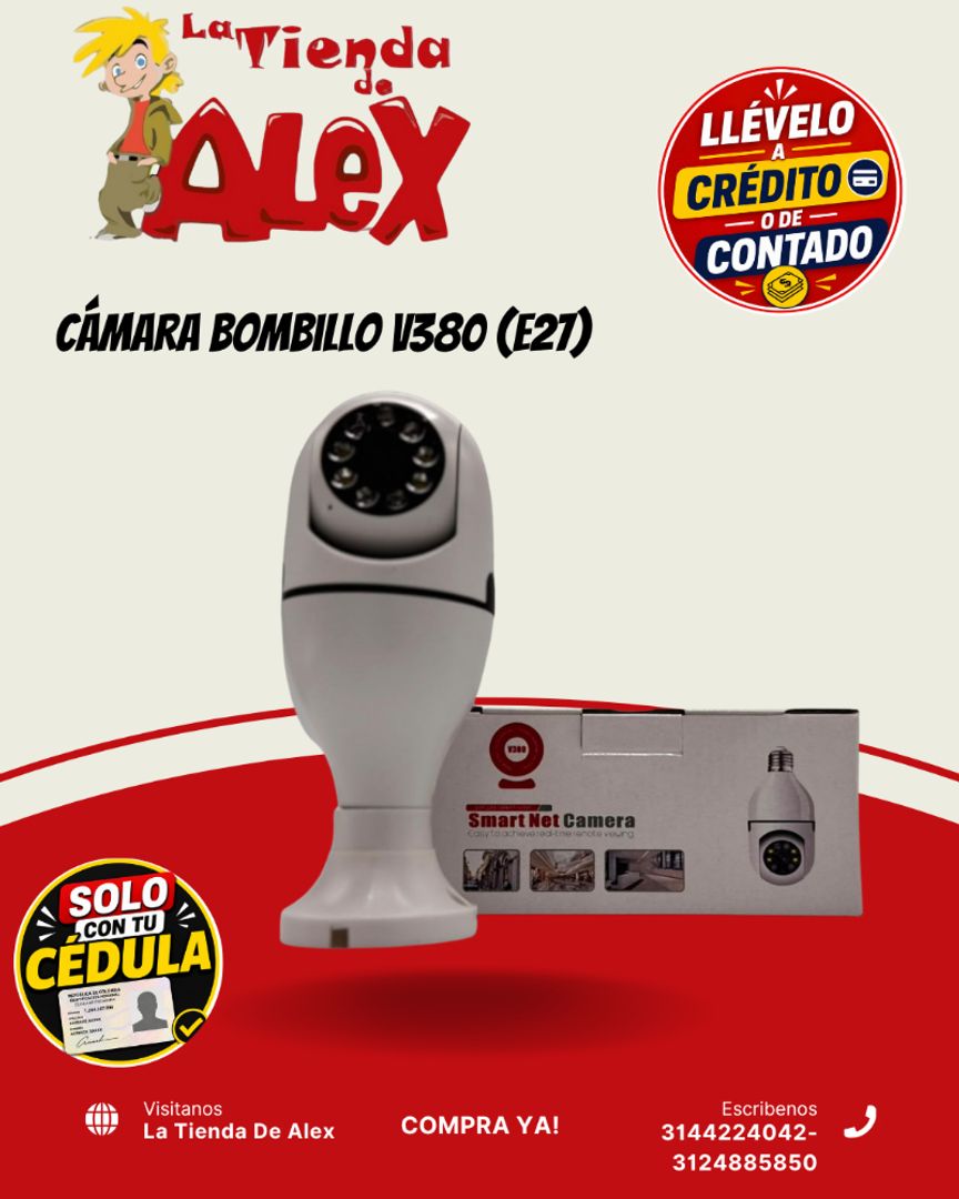 Cámara bombillo V380 (E27)