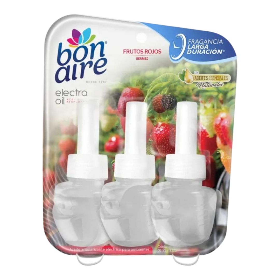   Q. ELECTRICO FRUTOS ROJOS REPUESTO X 25 ML X 3 UND 