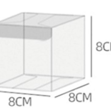 Imagen del producto CAJA DE ACETATO 8 X 8 cm.