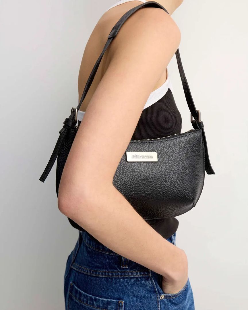 CARTERA AL HOMBRO MIA EN CUERO GRANEADO