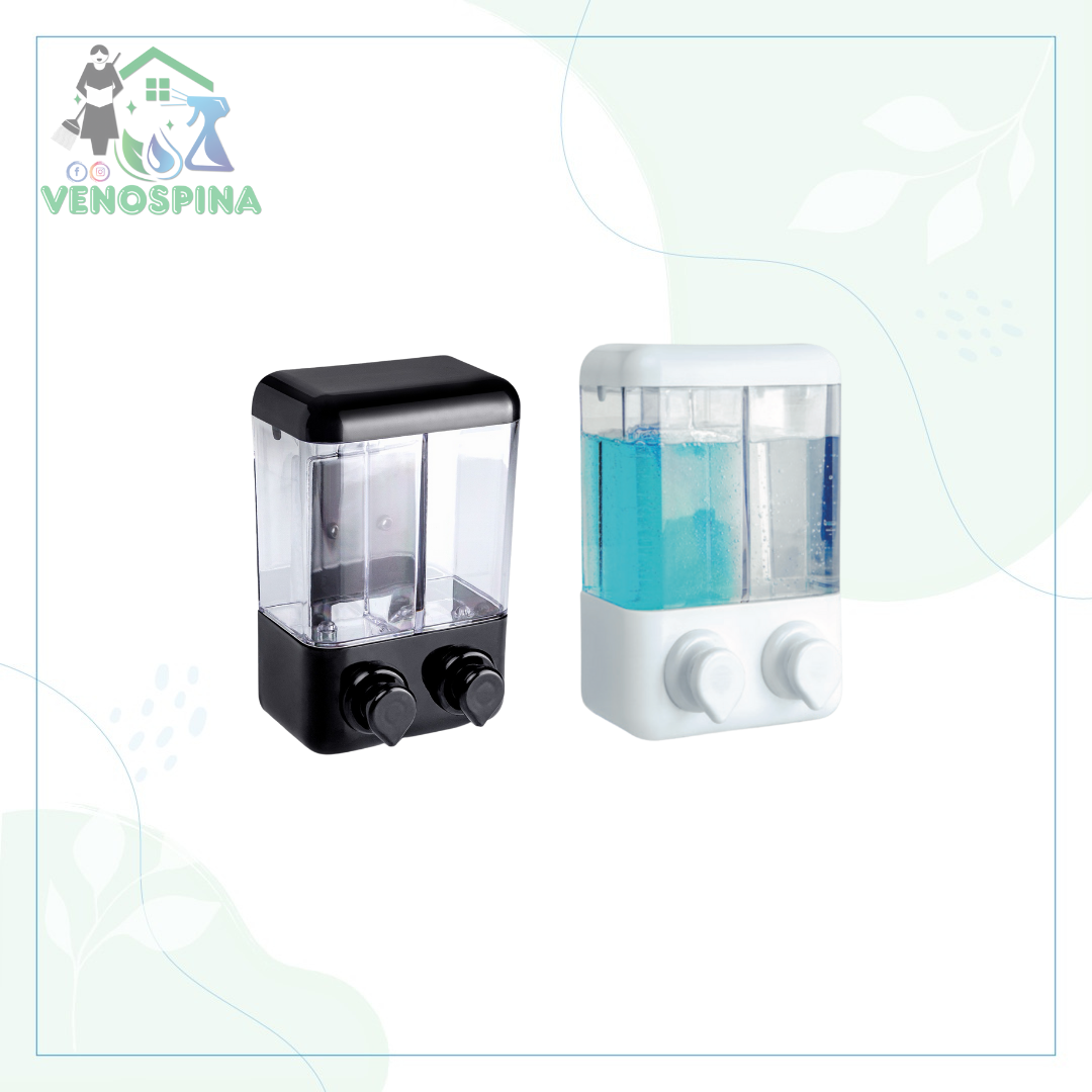 DISPENSADOR DE LIQUIDOS 2 EN 1 800 ML NEGRO