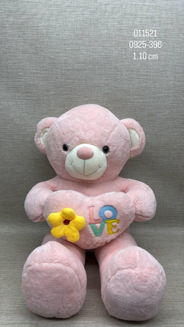 OSO PATAS LARGAS CON CORAZÓN 1.10 CM