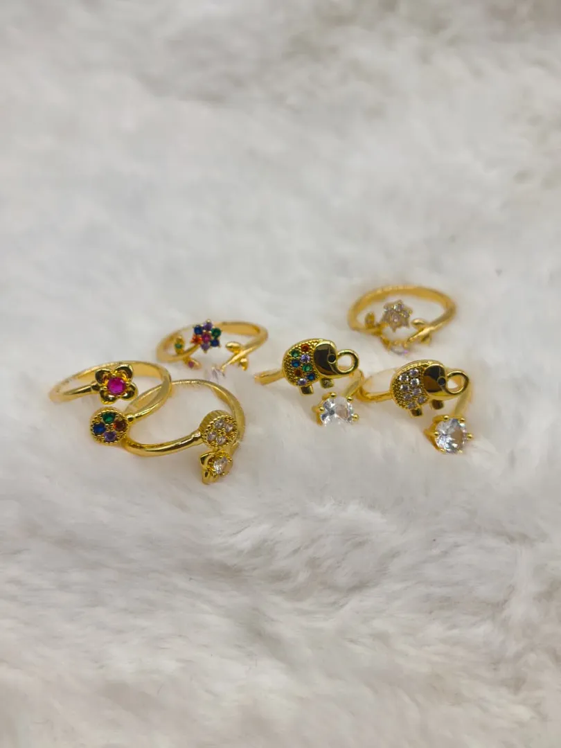 Anillos en covergold 