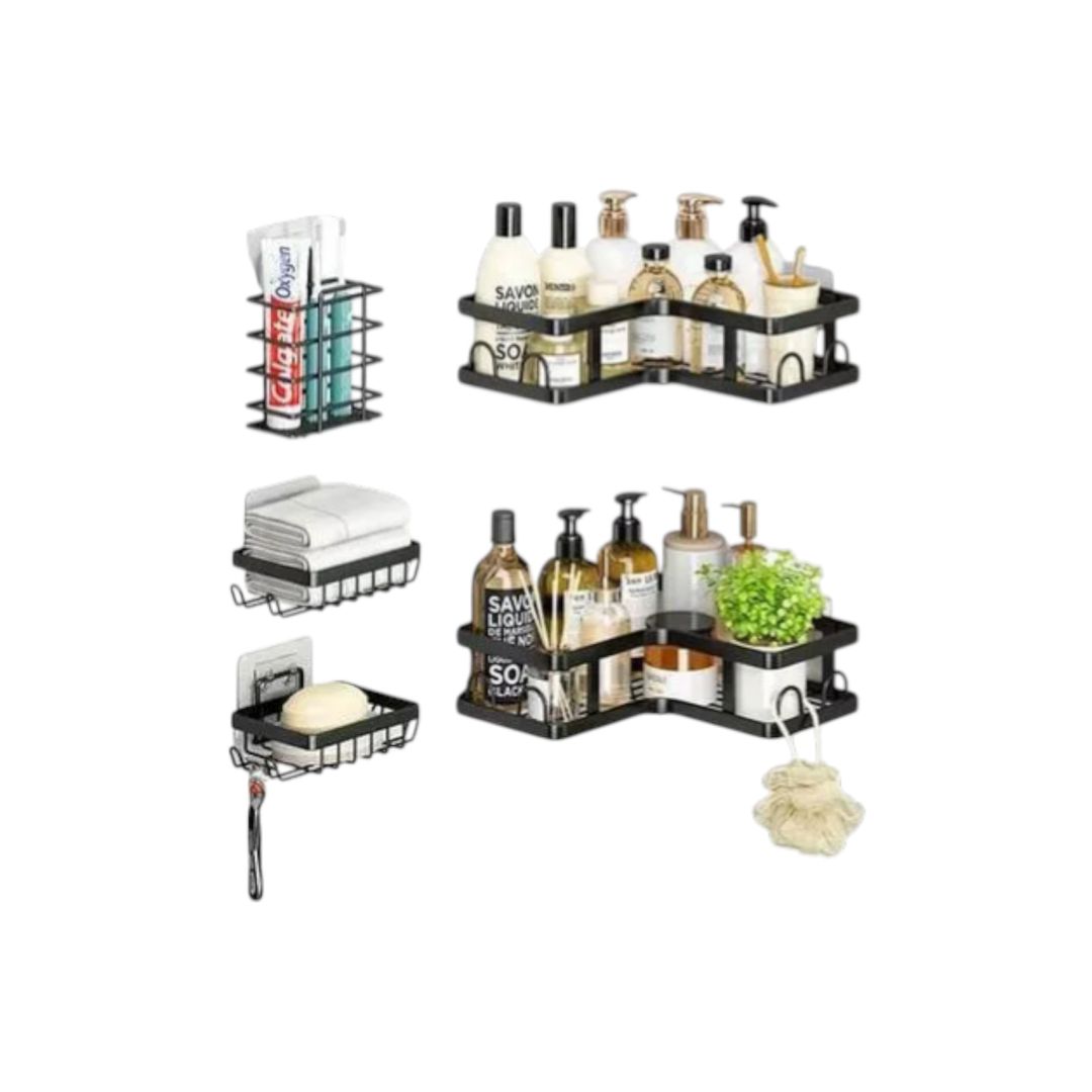 ORGANIZADOR DE BAÑO 5 PIEZAS