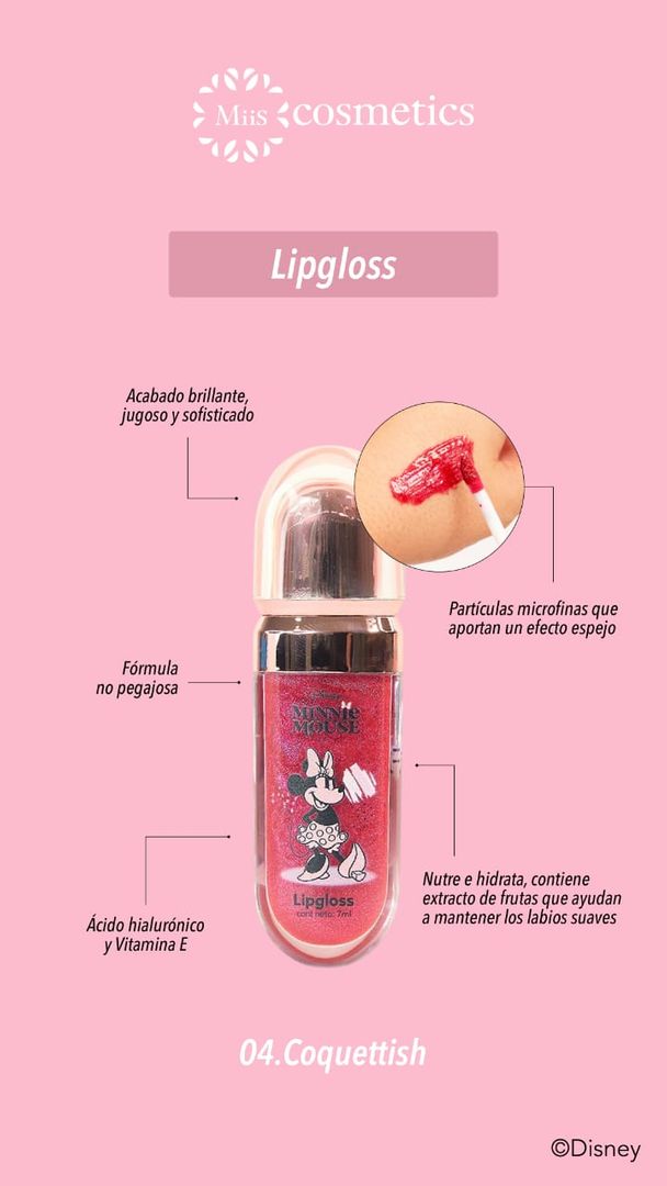 85- GLOSS MINNIE MOUSE CON TONO 