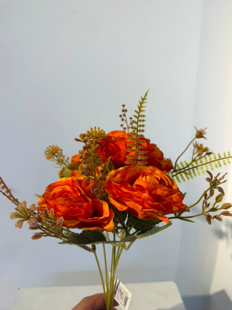 MINI ROSA X 6 NARANJA
