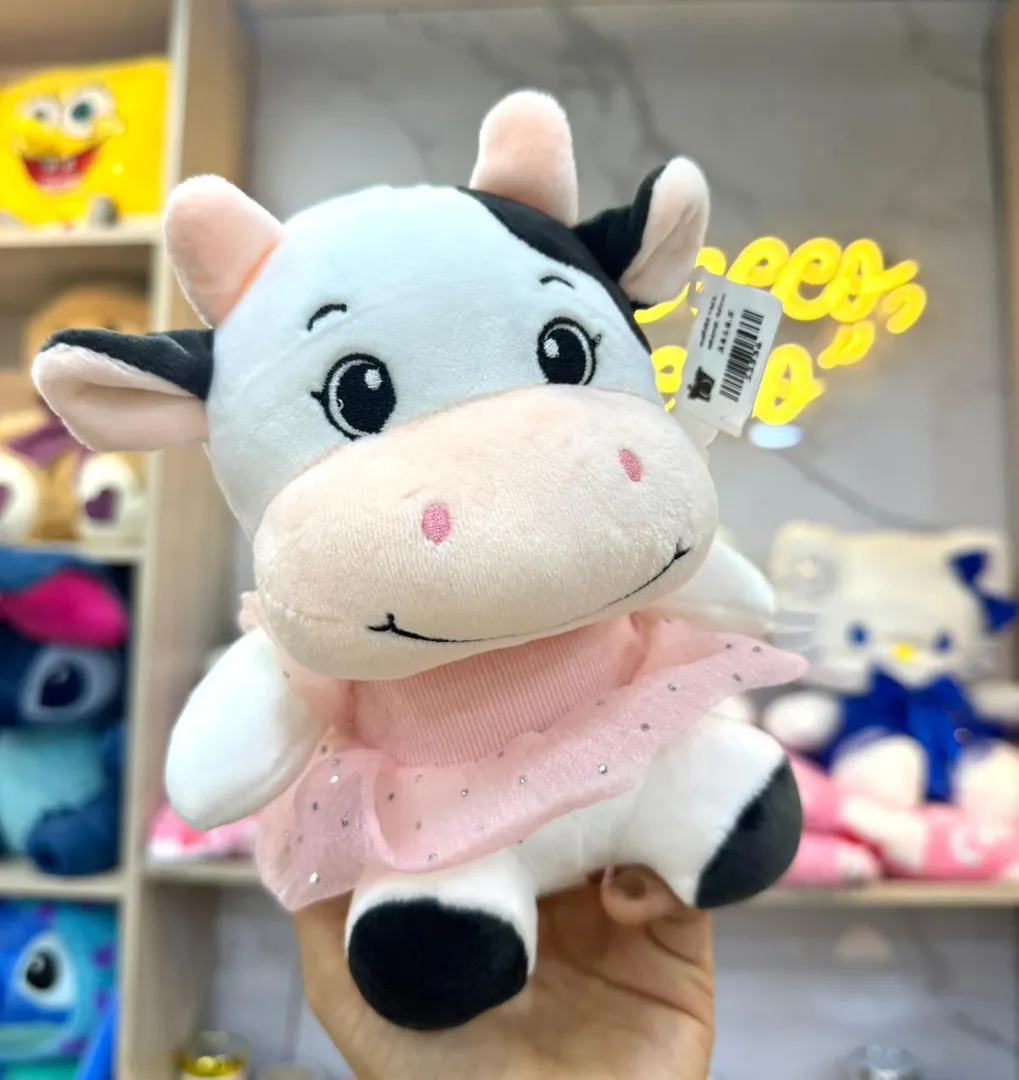 VACA VESTIDO PIEDRAS 20cm