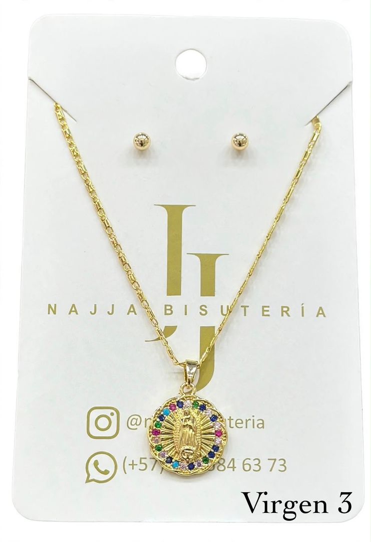 Collar Rodinado Virgen 2