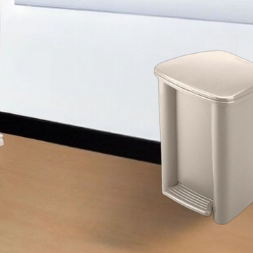 Imagen del producto BASURERO PEDAL 8 LT TAUPE-RIMAX