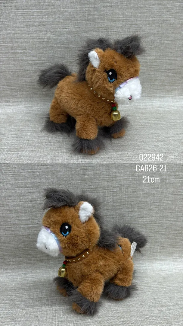 CABALLO BEBE MARRON 21 CM