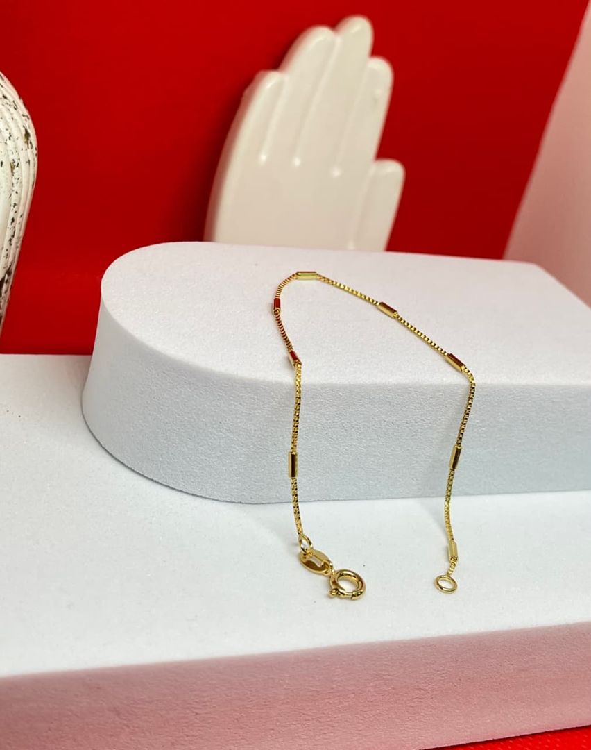 Pulsera veneciana de canutillos de 18cm