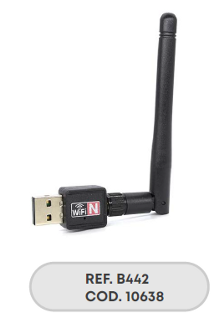 ADAPTADOR WIFI ANTENA USB 2.0 PLUS