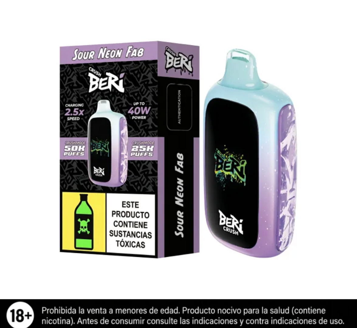 Beri Sour Neon Fab 50.000 Puffs