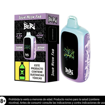 Imagen del producto Beri Sour Neon Fab 50.000 Puffs