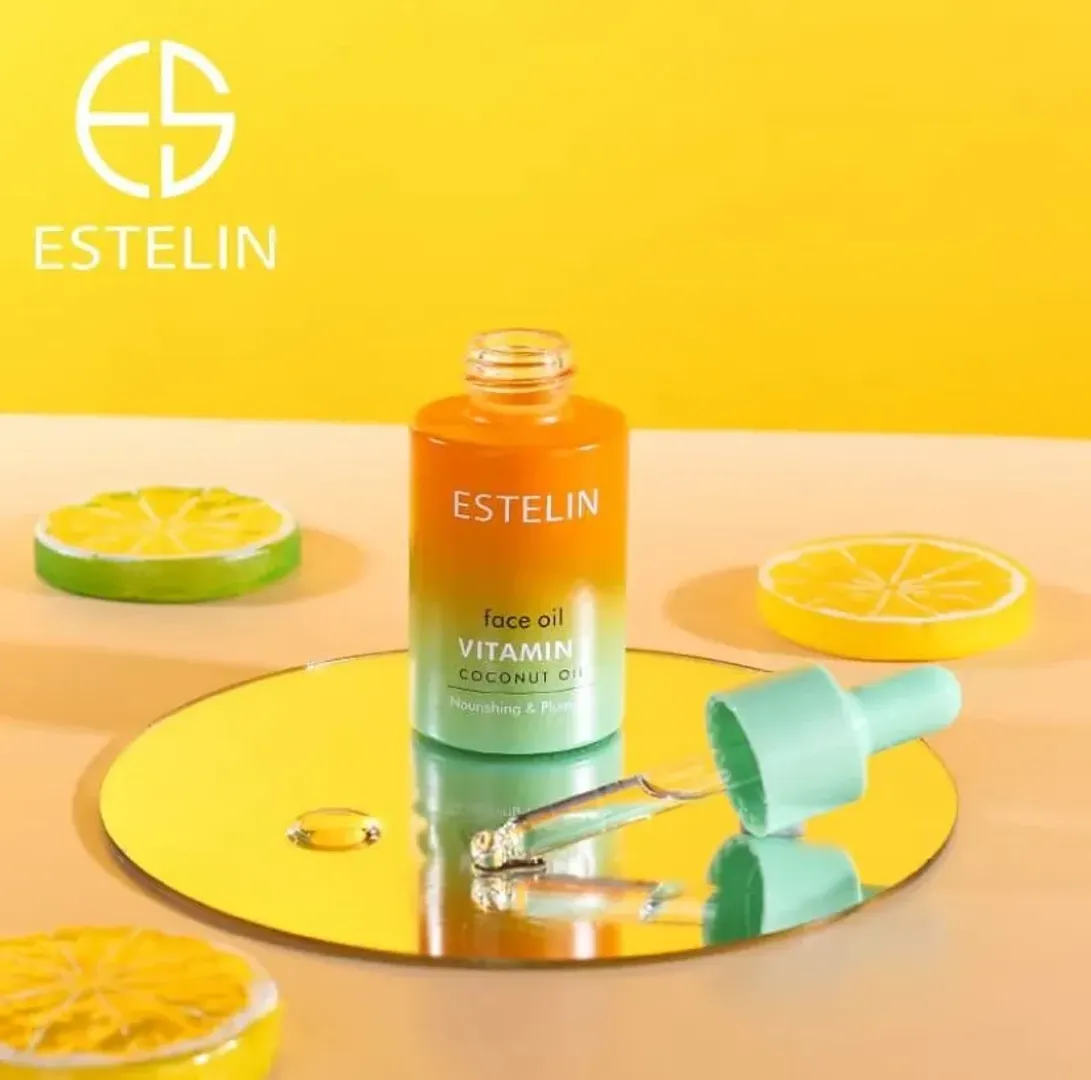 ACEITE FACIAL CON VITAMINA E Y ACEITE DE COCO ESTELIN