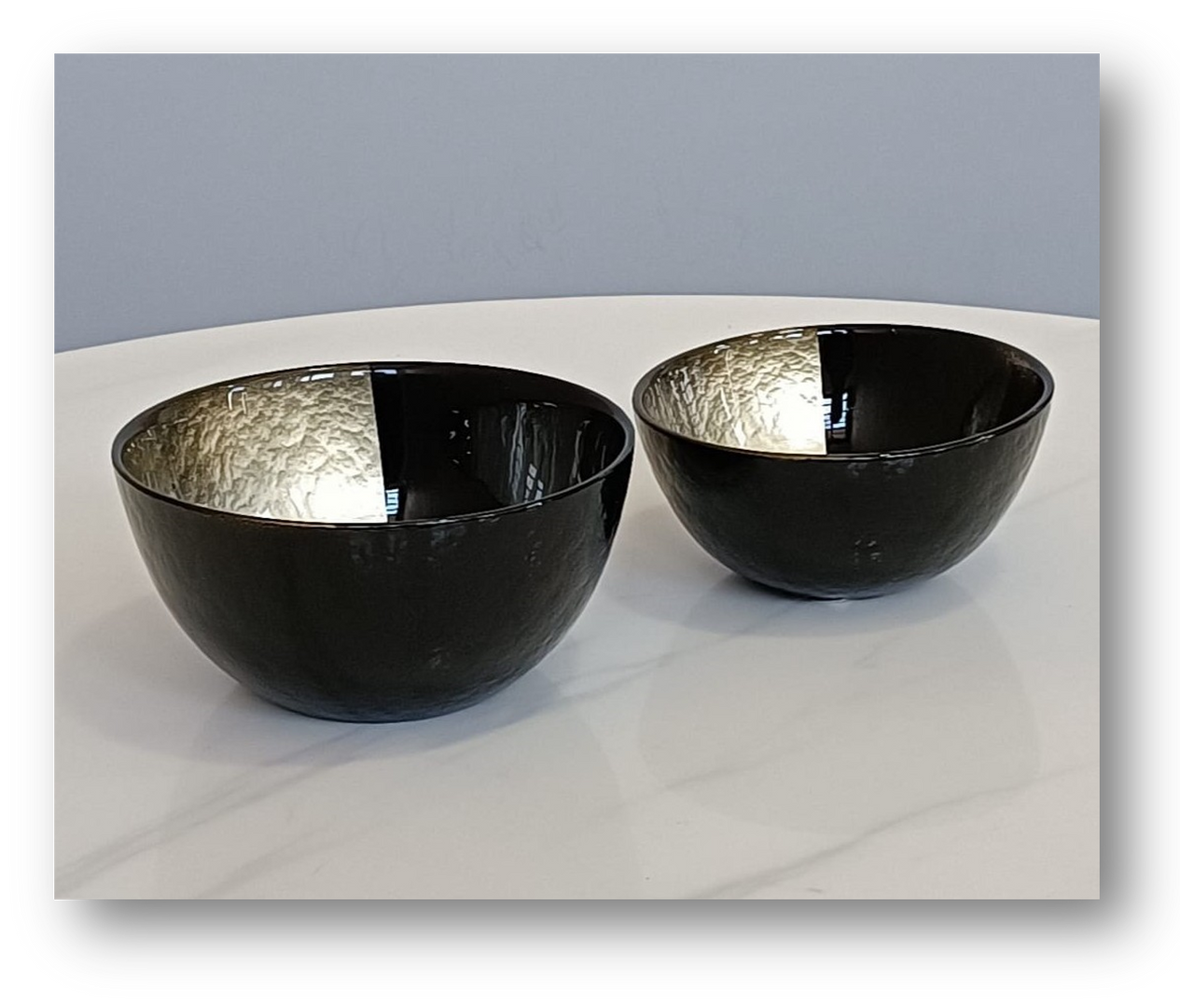 Set Bowls en cristal.