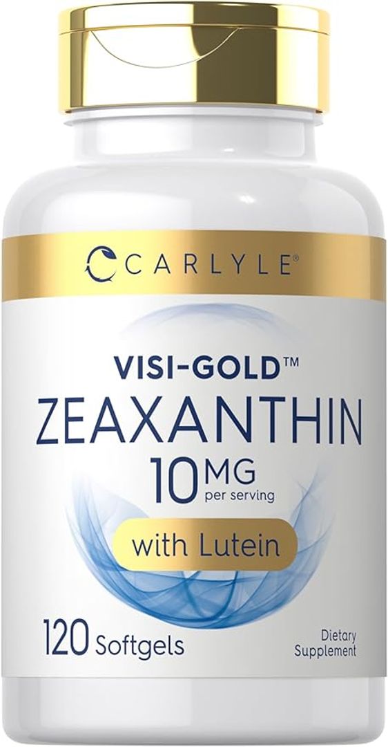 Zeaxantina 10 mg  120 cáp Apoyo para la salud ocular con luteína Carlyle