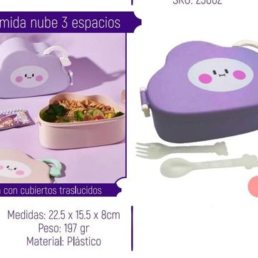 PORTACOMIDA NUBE - imagen 1
