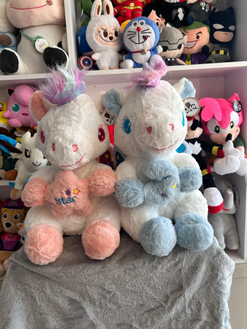 Unicornio luna y estrella 35cm