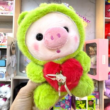 CERDO DISFRAZADO CORAZON 20cm - imagen 1