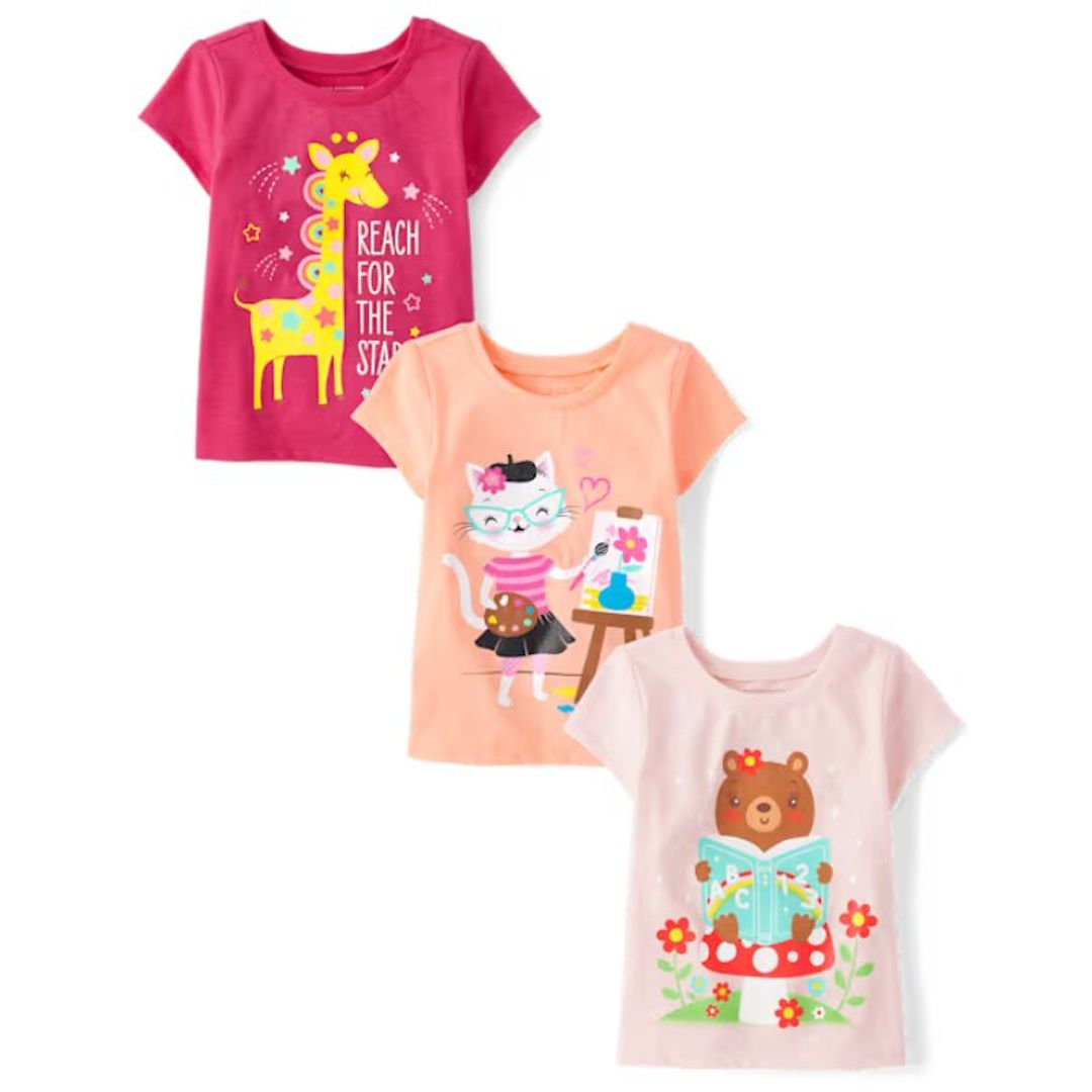 2T Set 3 Camisetas CHILDRENS PLACE
