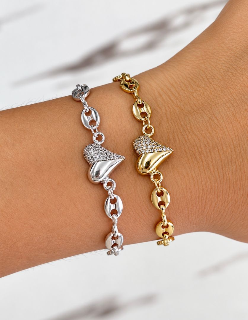 Pulsera corazon circones