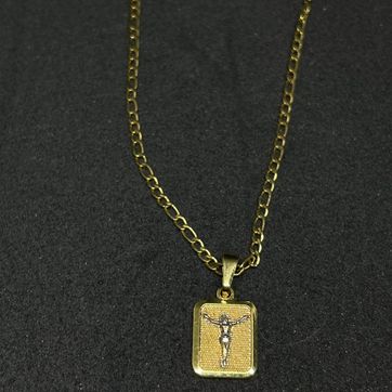 Imagen del producto Dije Rectangular con Cristo