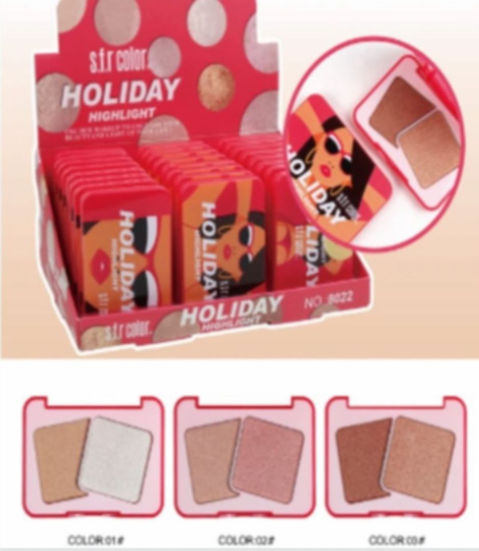 DUO ILUMINADOR HOLLIDAY SFR COLORS