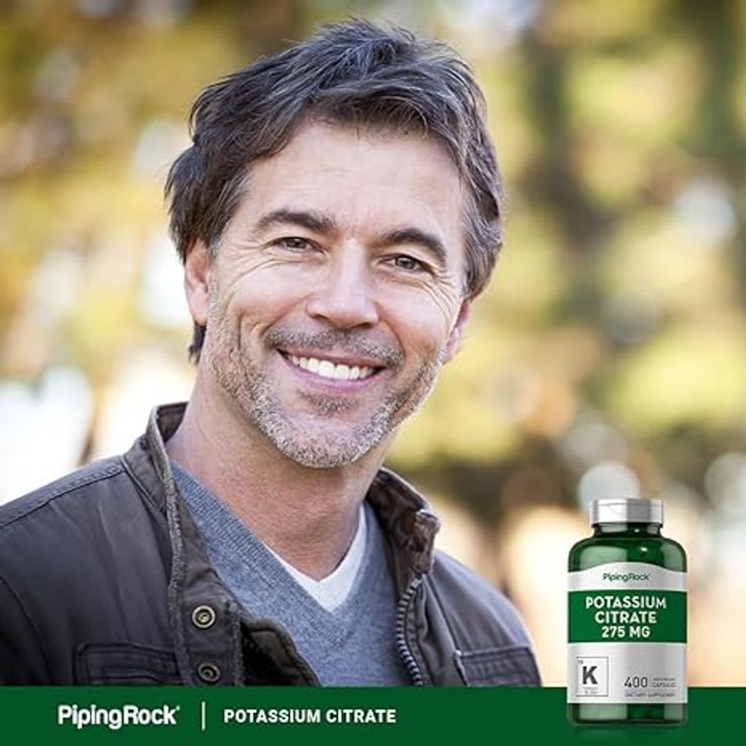 Potasio Citrato de Potasio 275MG 400 CAPPiping Rock