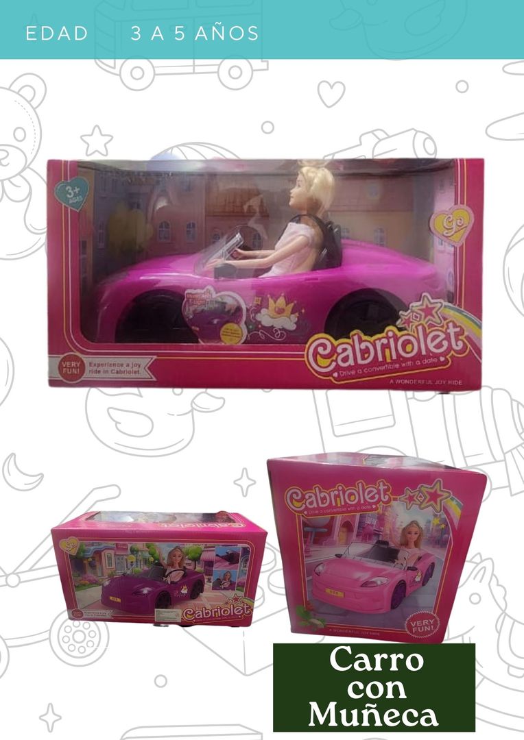 CARRO DEPORTIVO MUÑECA 