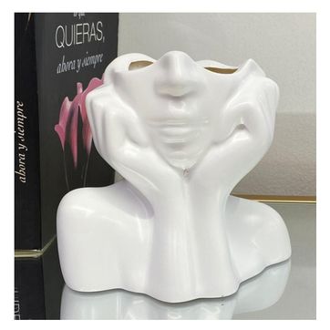 Imagen del producto Adorno de resina blanco.