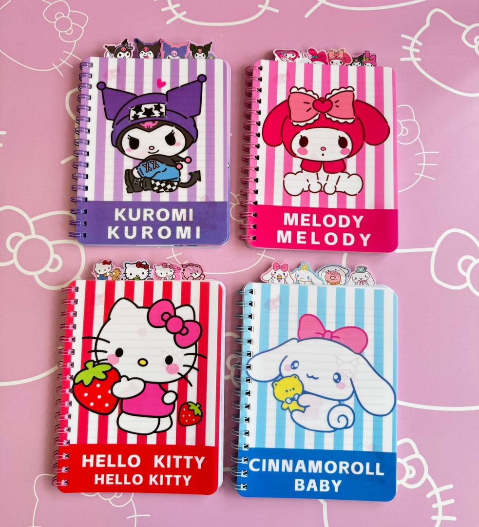 Agenda 5 materias Sanrio 