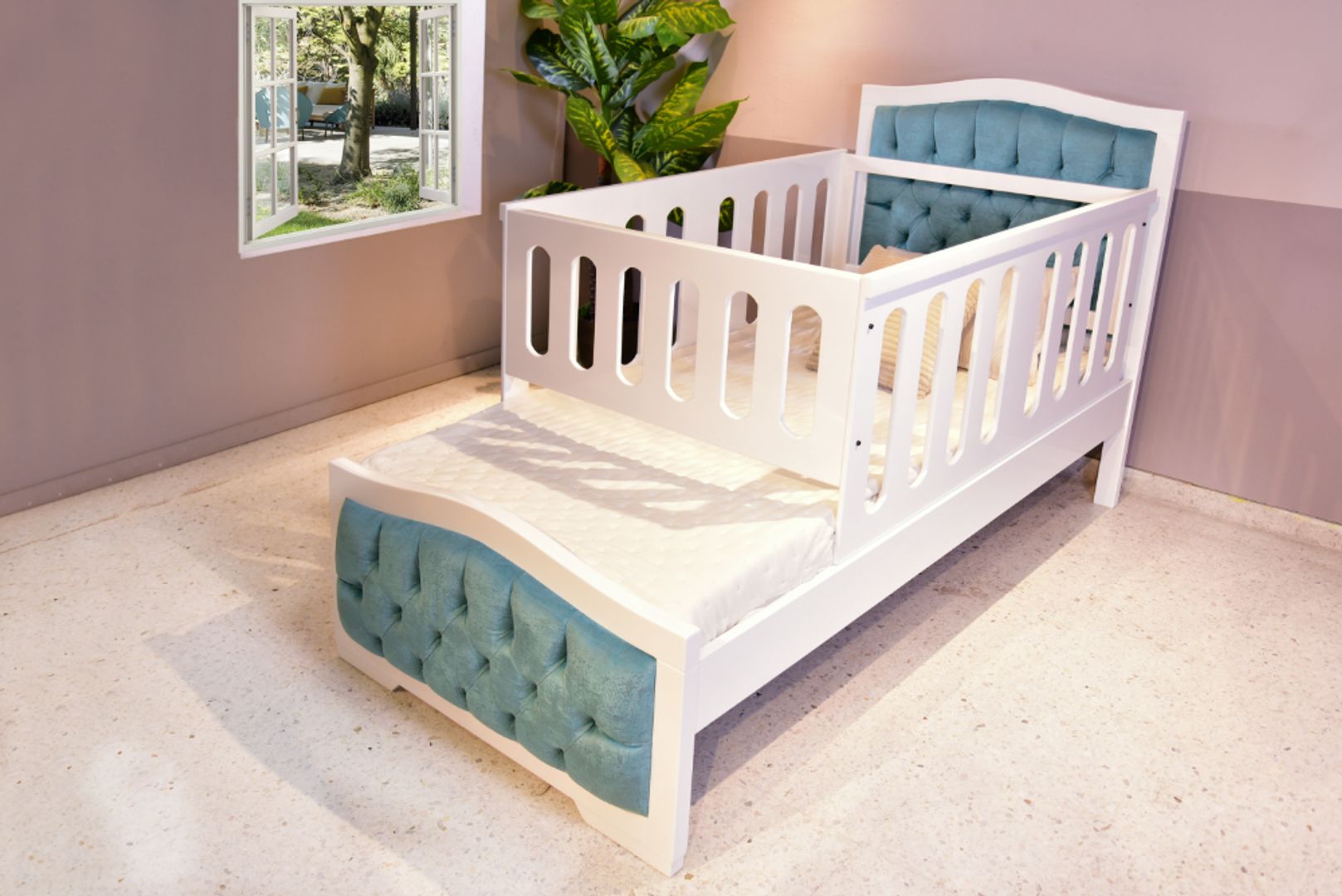 CAMA CUNA DREAMS BLANCA TAPIZ