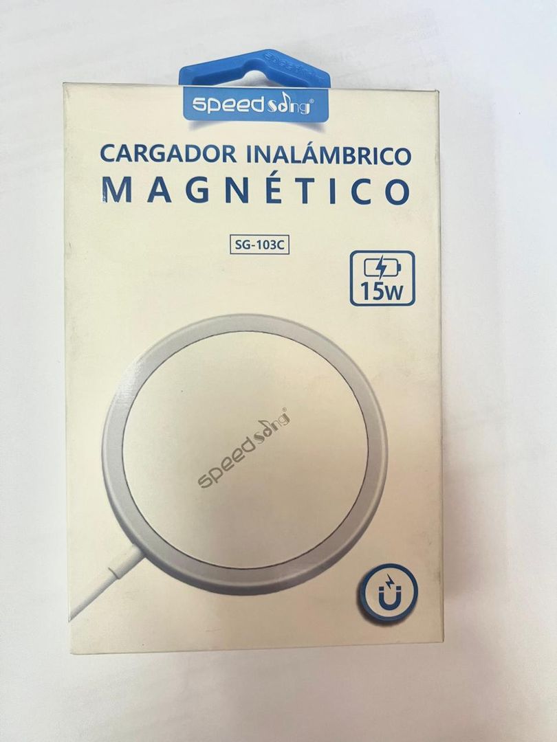 Cargador Iphone Inalámbrico Magnético SpeedSong 15W SG103C