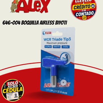Imagen del producto 646-004 BOQUILLA AIRLESS BIYOTI