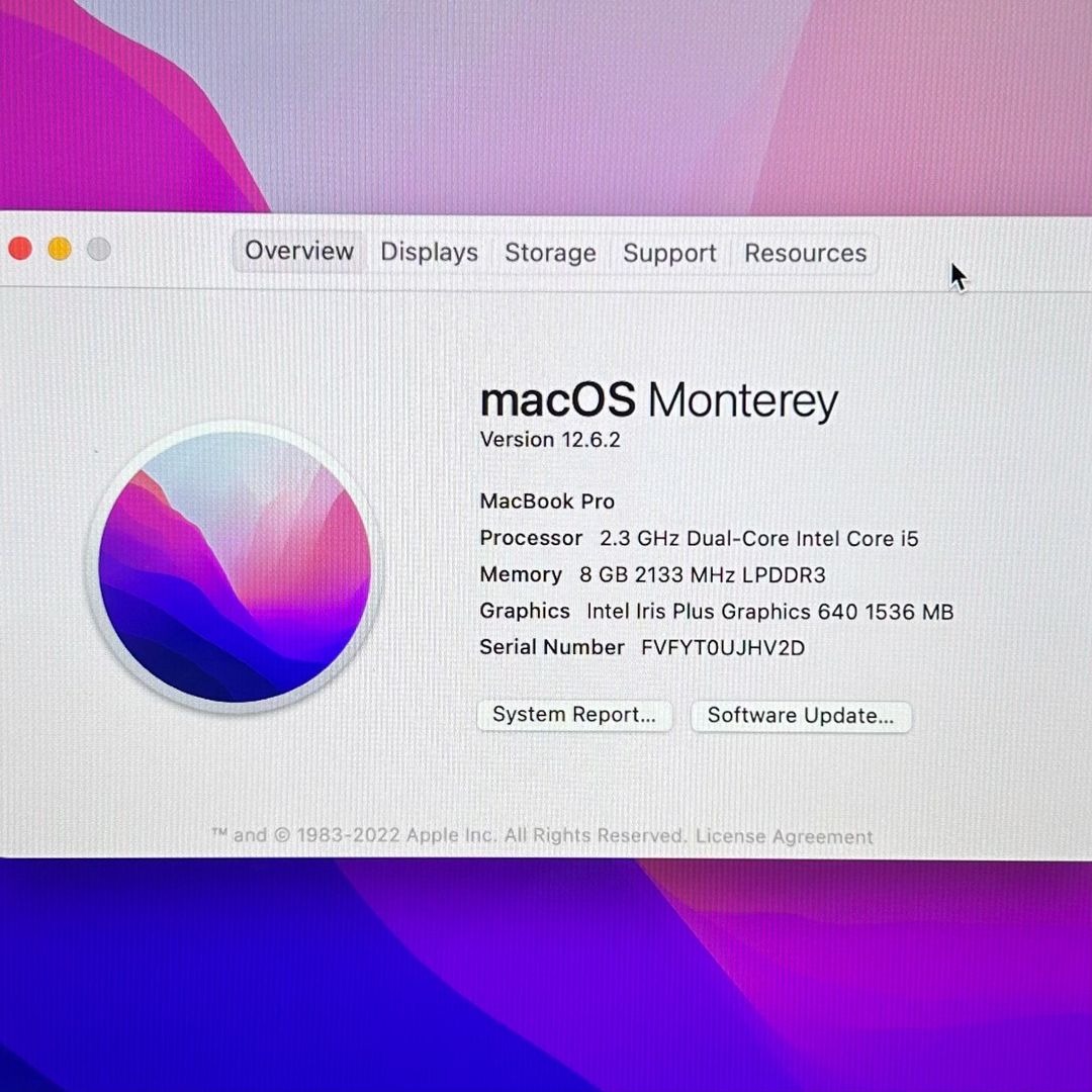 MacBook Pro A1708 13”